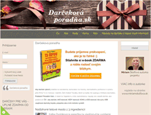 Tablet Screenshot of darcekovaporadna.sk